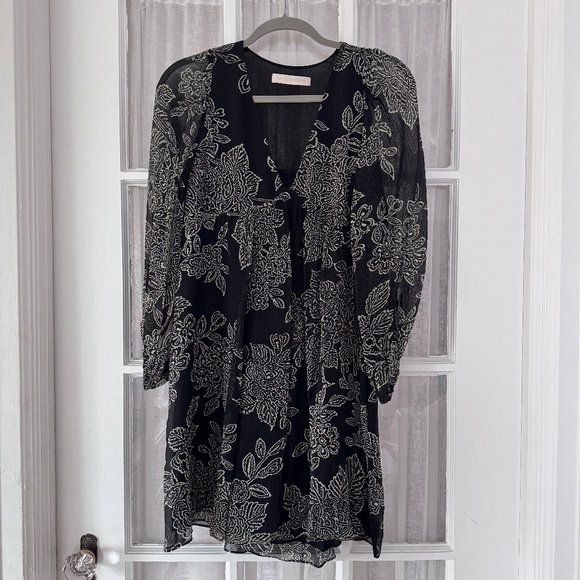 Vanessa Bruno Silk Mini Vogue Dress - Size 38 F - Picture 6 of 13